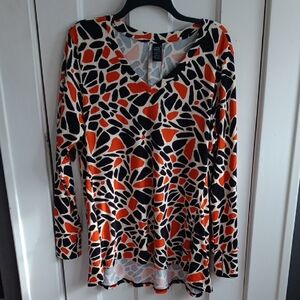 Vibrant Mosaic Long Sleeve Top